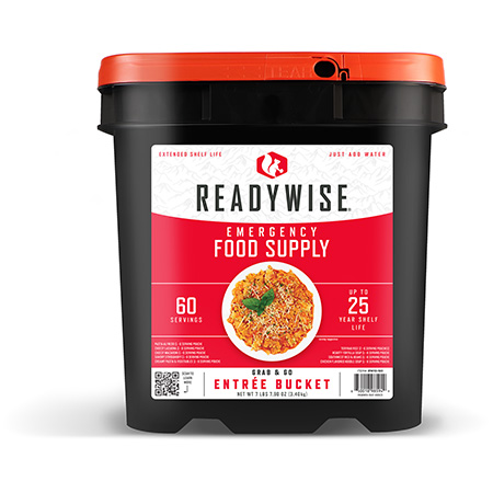 [850018985949] ReadyWise RW10160 Grab N Go Bucket Freeze Dried Entrees 60 Servings per Bucket
