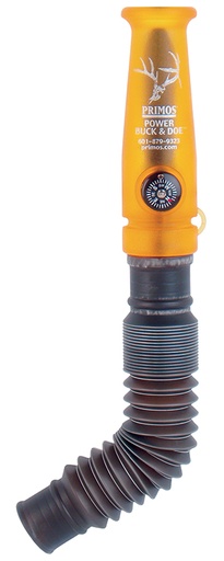 [010135007294] Primos 729 Power  Grunter Call Single/Double Reed Attracts Deer Black/Gold Plastic