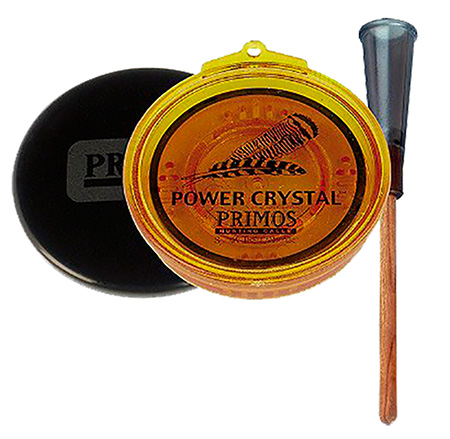 [010135002176] Primos 217 Power Crystal Turkey Friction Call Turkey Hen Sounds Attracts Turkeys Multi Color Crystal/Wood