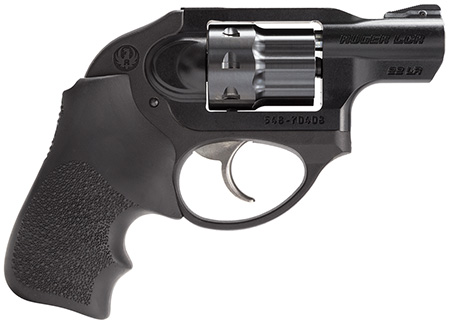 [736676054107] Ruger 5410 LCR  Small Frame 22 LR 8rd 1.87" Matte Black Aluminum Frame, Black PVD Cylinder, Hogue Tamer Monogrip Grip, Concealed Hammer