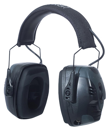 [033552019022] Howard Leight R01902 Impact Pro Electronic Muff 30 dB Over the Head Black/Gray Adult 1 Pair