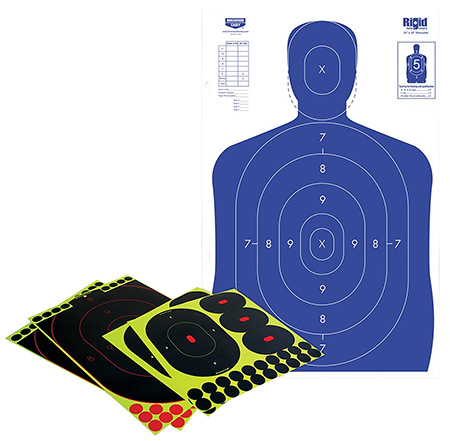 [029057346022] Birchwood Casey 34602 Shoot-N-C Reactive Target Self-Adhesive Paper Multi-Color Silhouette Kit
