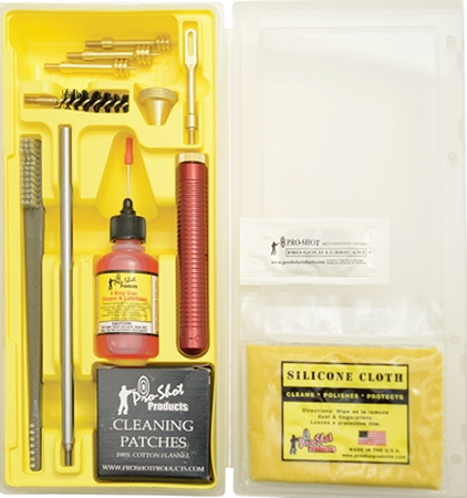 [709779400980] Pro-Shot MPK3845 Classic Box Kit .38/ .45 Cal Pistol/Yellow Plastic Case