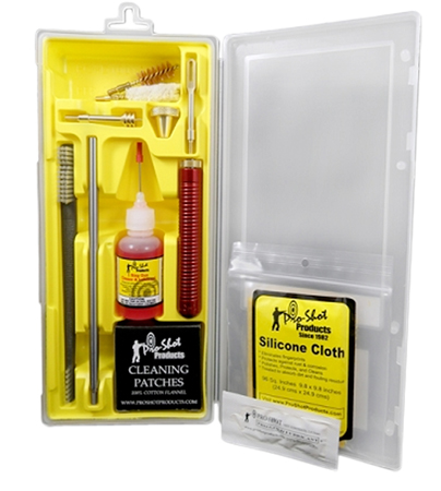 [709779400850] Pro-Shot P45KIT Classic Box Kit .45 Cal Pistol/Yellow Plastic Case