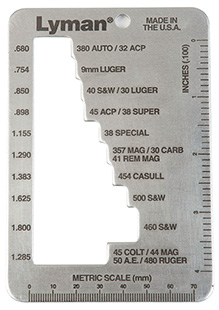 [011516722171] Lyman 7832217 E-Zee Case-Length Gauge Pistol, Revolver