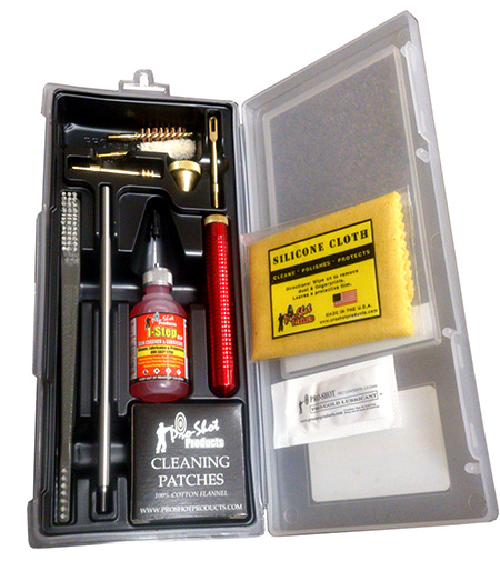 [709779400836] Pro-Shot P389KIT Classic Box Kit .38/ .357/ 9mm Cal Pistol/Yellow Plastic Case