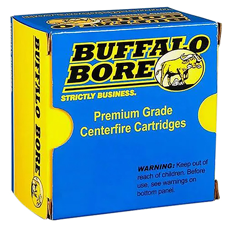 [651815021010] Buffalo Bore Ammunition 21A20 Heavy Strictly Business 10mmAuto 200gr Full Metal Jacket Flat Nose 20 Per Box/12 Case