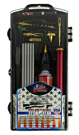 [709779400812] Pro-Shot PSUVKIT Universal Classic Box Kit Multi-Caliber Multi-Gauge/Yellow Plastic Case