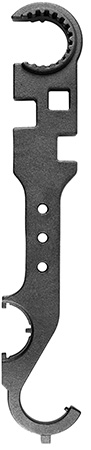 [815879012623] Aim Sports PJTW3 Combo Wrench  Black Powder Coated Steel Metal AR Platform