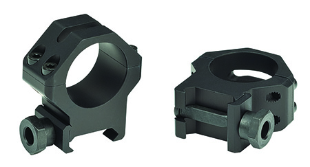 [076683483614] Weaver Mounts 48361 Four-Hole Skeleton Rings  Matte Black 1" High