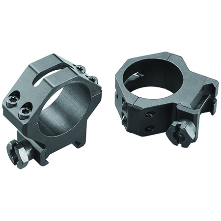 [076683483652] Weaver Mounts 48365 Four-Hole Skeleton Rings  Matte Black 30mm Medium