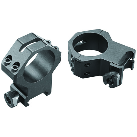 [076683483676] Weaver Mounts 48367 Four-Hole Skeleton Rings  Matte Black 30mm Extra High