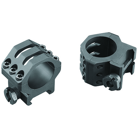 [076683996886] Weaver Mounts 99688 Six-Hole Picatinny Rings  Matte Black 1" Medium