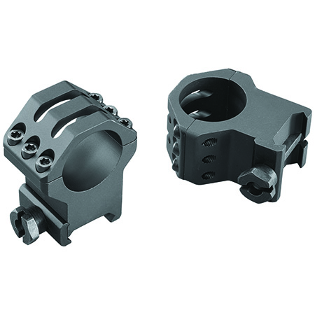 [076683996916] Weaver Mounts 99691 Six-Hole Picatinny Rings  Matte Black 1" Extra Extra High