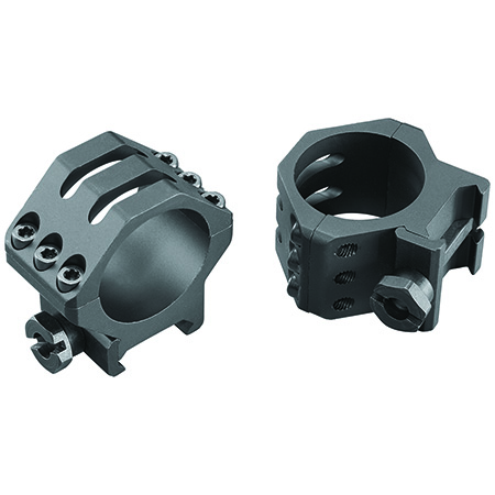 [076683996923] Weaver Mounts 99692 Six-Hole Picatinny Rings  Matte Black 30mm Low