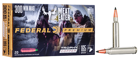 [029465063511] Federal P300WTC2 Premium  300WinMag 165gr Trophy Copper 20 Per Box/10 Case