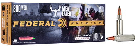 [029465063559] Federal P300WSMTC1 Premium  300WSM 180gr Trophy Copper 20 Per Box/10 Case