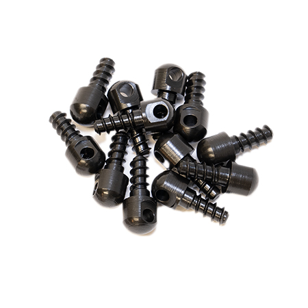 [895474001604] GrovTec US Inc GTHM60 Wood Screw  Swivel Studs 0.5" 12-Pack Black