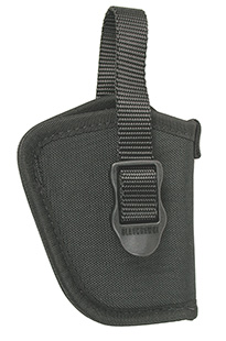 [648018049521] Blackhawk 73NH09BKL Hip  OWB Size 09 Black Cordura Nylon Belt Slide Fits Small Frame 5rd Revolver with Hammer Spur Fits 2" Barrel Left Hand