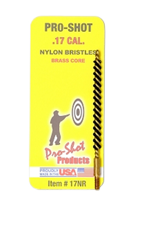 [709779100798] Pro-Shot 7NR Bore Brush  7mm Rifle #8-32 Thread Nylon Bristles Brass Core