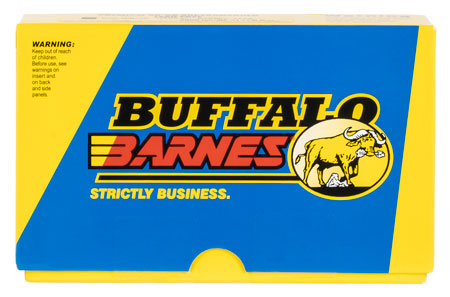 [651815054049] Buffalo Bore Ammunition 54D20 Buffalo-Barnes Strictly Business 375H & H Mag 235gr Barnes TSX Lead Free 20 Per Box/12 Case
