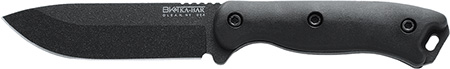 [617717200168] Ka-Bar BK16 Becker  4.38" Fixed Drop Point Plain Black 1095 Cro-Van Blade, Black Ultramid Handle, Includes Sheath