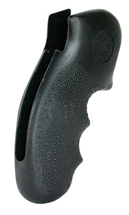 [743108191002] Hogue 19100 Monogrip Finger Grooves Black Nylon Cobblestone Finish Fits S&W K Frame with Round Butt