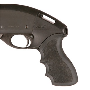 [743108087145] Hogue 08714 Tamer  Black Rubber Pistol Grip with Finger Grooves for Remington 870