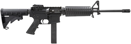 [098289023285] Colt Mfg AR6951 M4 Carbine 9mm Luger 32+1 16.10" Barrel, Black Rec/Barrel, A2 Flash Hider, Black 4 Position Collapsible Stock, Black Polymer Grip