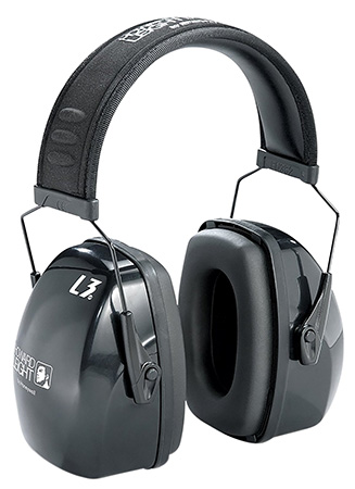 [033552033189] Howard Leight R03318 Leightning L3 Passive Muff 30 dB Over the Head Black Adult 1 Pair