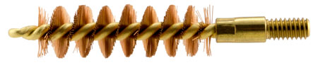 [709779100217] Pro-Shot 9P Bore Brush  9mm Pistol #8-32 Thread Bronze Bristles Brass Core