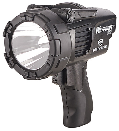 [080926449114] Streamlight 44911 WayPoint 400 38/600/1400 Lumens White LED Black Polycarbonate 1,265 Meters