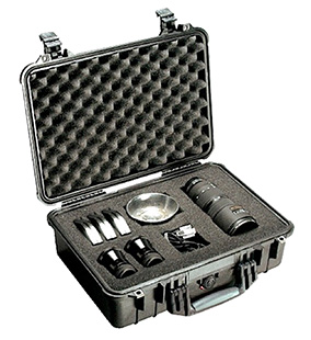 [019428006006] Pelican 1500000110 Protector Case Black Polypropylene Holds Handgun