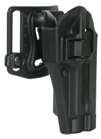 [648018003875] Blackhawk 410000BKL Serpa CQC  OWB Size 00 Black Carbon Fiber Polymer Belt Loop/Paddle Compatible w/Glock 17/22/31/47 Left Hand
