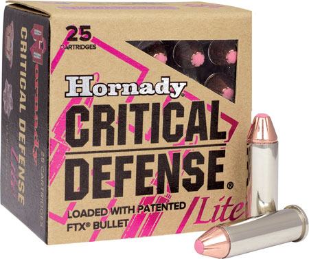 [090255903003] Hornady 90300 Critical Defense Lite 38Special 90gr Hornady Flex Tip eXpanding 25 Per Box/10 Case