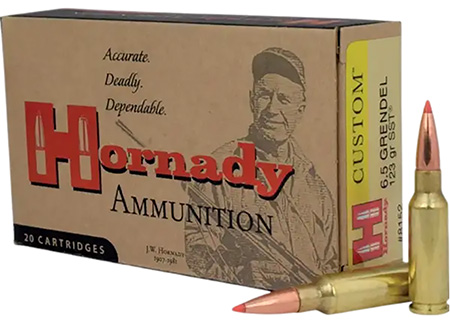 [090255381528] Hornady 8152 Custom  6.5Grendel 123gr Super Shock Tip 20 Per Box/10 Case