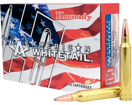 [090255382044] Hornady 8204 American Whitetail  300WinMag 150gr InterLock Spire Point 20 Per Box/10 Case