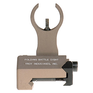 [812699010679] Troy Ind SSIGFBSFHFT00 Front Folding BattleSight HK  Flat Dark Earth Front Sight