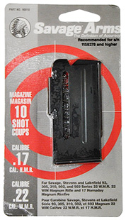 [062654900105] Savage Arms 90010 93 Series  10rd 17 HMR/22 WMR Blued Steel
