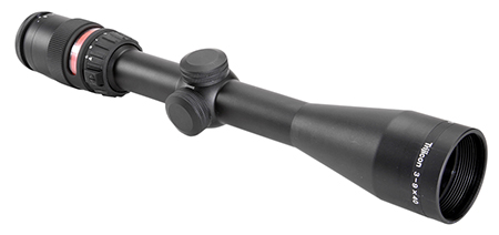 [719307400146] Trijicon 200010 AccuPoint  Black Hardcoat Anodized 3-9x 40mm 1" Tube Illuminated Red Triangle Post Reticle