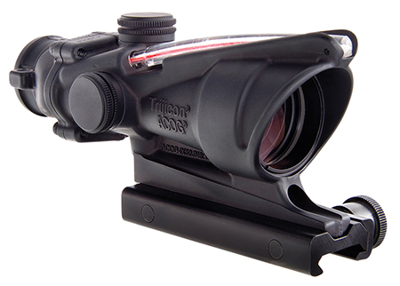 [719307303386] Trijicon 100233 ACOG  Black Hardcoat Anodized 4x32mm Illuminated Red Crosshair .223/5.56 BDC Reticle