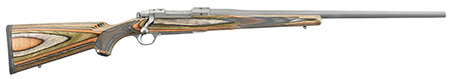 [736676471089] Ruger 47108 Hawkeye Predator Full Size 6.5 Creedmoor 4+1 24" Matte Stainless Steel Barrel, Receiver w/Integral Scope Mount, Green Mountain Fixed Laminate Stock, Right Hand