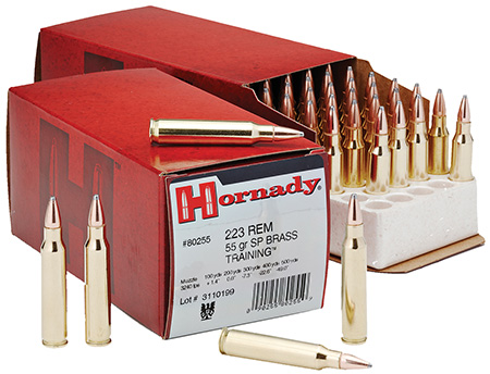 [090255802559] Hornady 80255 Custom  223Rem 55gr Spire Point 50 Per Box/10 Case