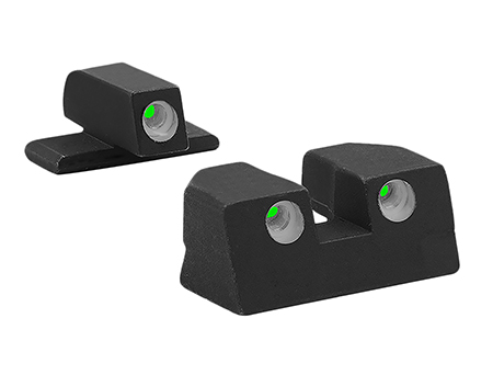 [840103135076] Meprolight USA 101103101 Tru-Dot Sight Set Green Tritium Front  &  Rear, Sig Sauer P-Series