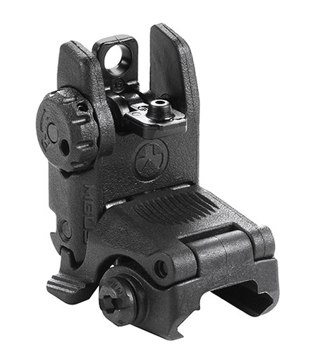 [873750004358] Magpul MAG248-BLK MBUS Sight Rear  Black Folding for AR-15/M16