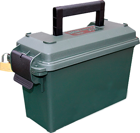 [026057363110] MTM Case-Gard AC30T11 Ammo Can Tall 30Cal Handgun Forest Green Polypropylene