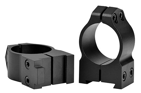 [656813010929] Warne 1BM Maxima  Matte Black Steel 1" Tube Medium Vertical Split Dovetail, 0 MOA Fits CZ 550