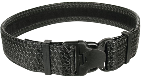 [648018029820] Blackhawk 44B2LGBK Ergonomic Duty Belt Black Cordura 38"-42" 2.25" Wide Buckle Closure