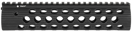 [812699015322] Troy Ind STRXAL190BT01 Alpha Rail  Aluminum Black Anodized 9" for AR-15, M16