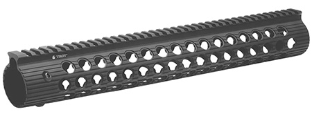 [812699015506] Troy Ind STRXAL115BT01 Alpha Rail  Black Anodized Aluminum AR-15/M16 15" Long